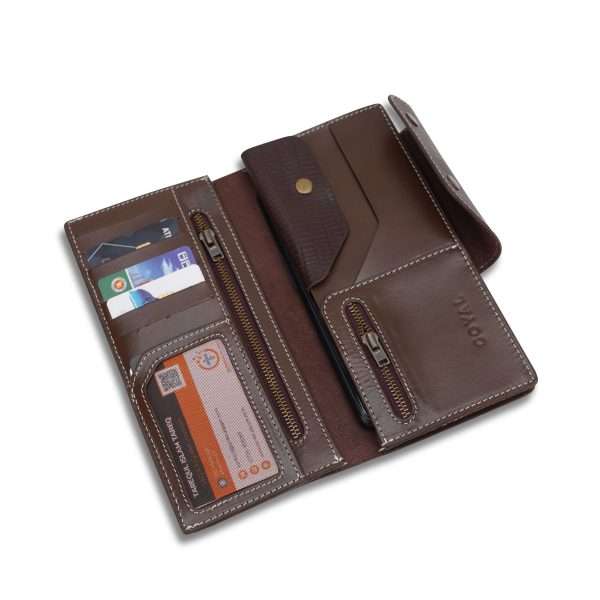 11: FG3010-Chocolate | Fafgo Origin Men Wallet Original Cow Leather Purse Style New Male Cluth Wallets Long Coin Purse Card Holders - Image 3
